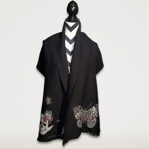 Alexander McQueen Skull & Butterfly Scarf/Shawl